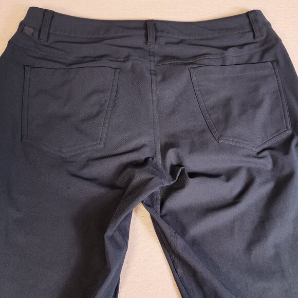 Lululemon ABC Slim Fit Warpstreme 5-Pocket Men's 34 Blue Performance Pants - Picture 4 of 11